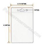 Credit card size Badge Holders (Holds card size : 2 1/2 X 3 5/8)
