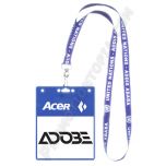 Printed Color Convention Badgeholders (Holds card size : 4 1/8 X 3 1/4)