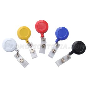 Round Retractable Badge Reel