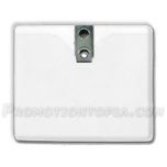 Clear Plastic Vinyl Clip on ID Holders (Holds card size : 4 X 3)