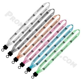 Transparent vinyl lanyards