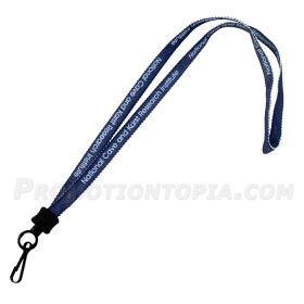 Imprinted Denim Lanyard