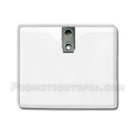 Clear Plastic Vinyl Clip on ID Holders (Holds card size : 4 X 3)