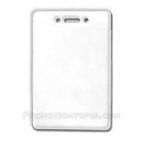 Clear Badge Holders (Holds card size : 2 3/4 X 4)