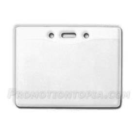 Clear Plastic Security ID Holder (Holds card size : 4 X 2 3/4)