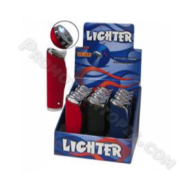 Stylish Rubber Finish Refillable Lighters