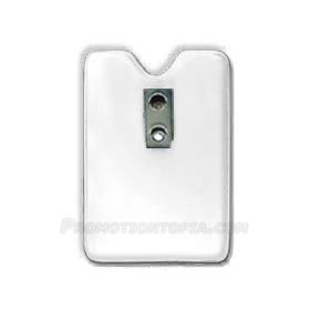 Clear Vinyl Clip on Badge Holder (Holds card size : 2 1/4 X 3 1/2)